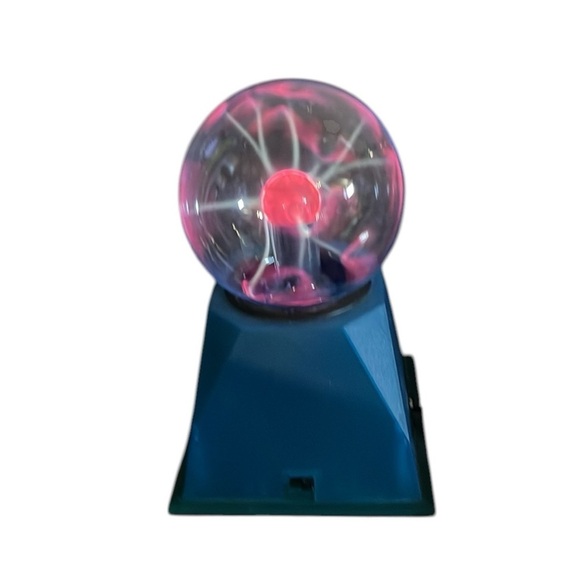 Glass Plasma Ball Sphere Lightning Light Lamp Flashing Ball - Picture 3 of 6